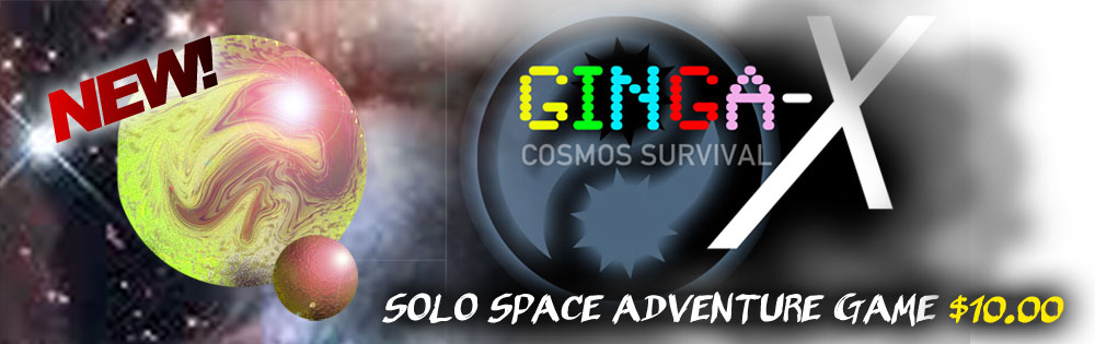 Ginga X solo space adventure game