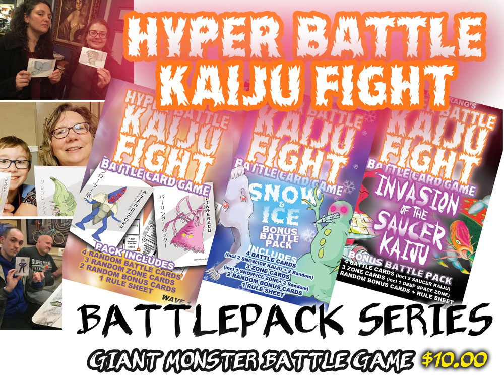 Hyper Battle Kaiju Fight Giant Monster Card Game