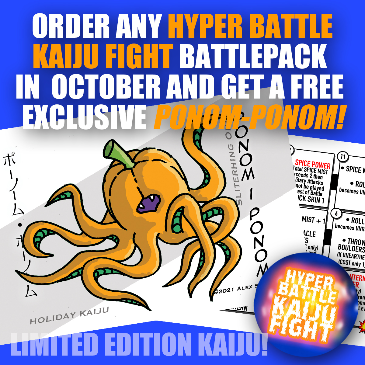 Hyper Battle Kaiju Fight Halloween Promotion