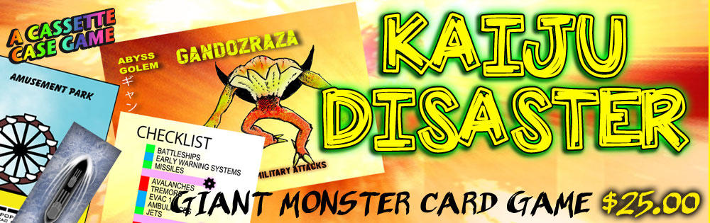 Kaiju Disaster Giant Monster Card Game