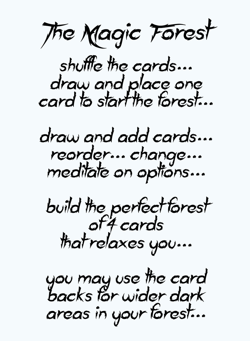 Magic Forest Interactive Meditation Card Deck