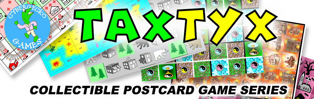 TaxTyx Collectible Postcard Game Series